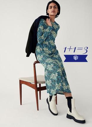 Миди платье в принт m&s
