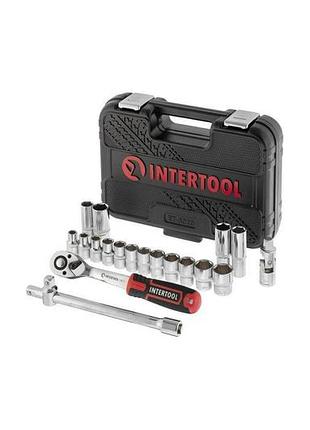 Набор инструмента intertool - 1/2" 20 ед. storm 3