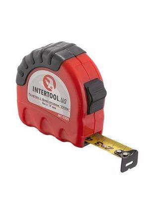 Рулетка intertool - 5 м х 19 мм extra
