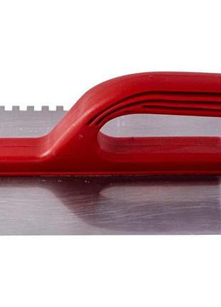 Гладилка intertool - 280 х 130 мм зуб 6 х 6 мм