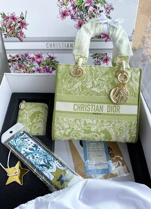 Комплект. гаманець, шопер сумка dior premium
