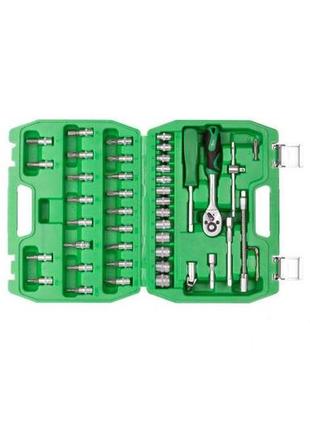 Набор инструмента intertool - 1/4" 46 ед. 2