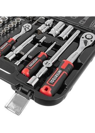 Набір інструменту intertool — 1/4" x 1/2 73 од. storm 8