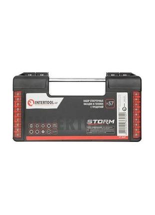 Набор инструмента intertool - 1/4" 57 ед. storm 6