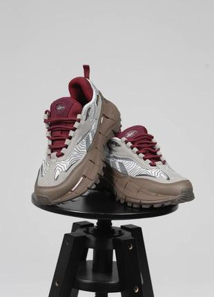 Кроссовки reebok zig Int 2.5 edge grey brown