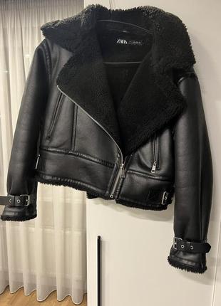 Дубленка zara