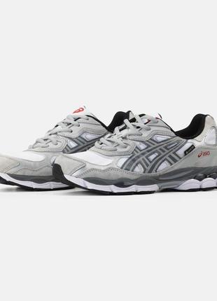 Кросівки asics gel nyc white steel grey' found-tex