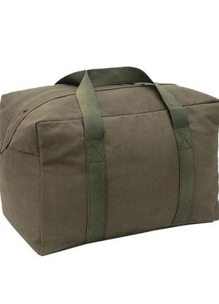 Сумка військова mil-tec us cotton parachute cargo bag олива