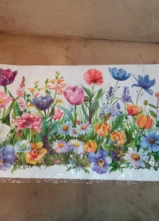 Яркая классная виниловая наклейка настенный декор пвх самоклеющиеся обои цветы