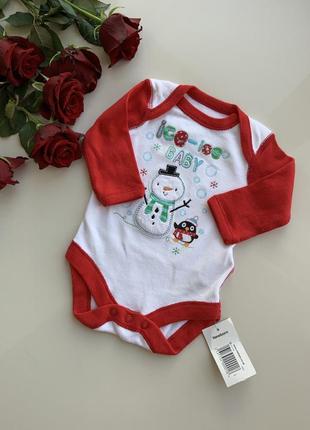 Новогодний боди унисекс для новогоднего