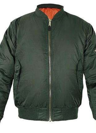 Куртка тактична mil-tec бомбер льотна us basic ma1® flight jacket олива