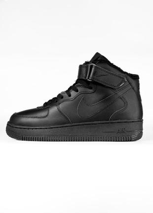 Nike air force 1 hight fur black ❄️