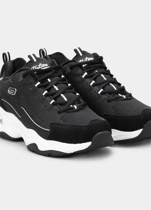 Утеплені, жіночі кросівки skechers d’lites 4.0, kw8198, оригінал