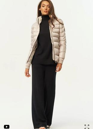 Zara куртка пуховик с натуральным пухом