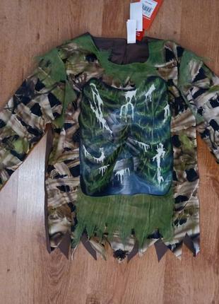 Нова кофта зомбі мумія привид 11-12 років з 3d голограмною вставкою, будяк,  хелловін  хеловін  геловін  хеллоуїн