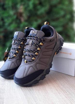 Мужские качественные и стильные кроссовки merrell moab хаки