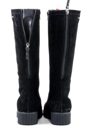 Чоботи жіночі зимові замшеві чорні stepter 6298 40 розмір5 фото