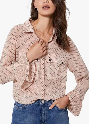 Шифонова блузка mint velvet з довгими рукавами, m