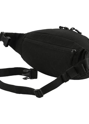 Сумка поясная тактическая m-tac companion bag large чёрный3 фото
