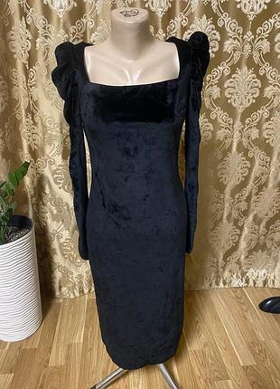 Сукня велюр