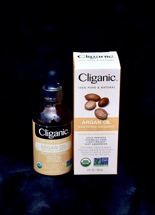 Арганова олія cliganic, органічна натуральна олія 120 мл