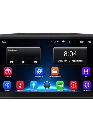 Штатная магнитола lesko для toyota land cruiser 100 series 1998-2002 экран 9" 2/32gb wi-fi gps base 2шт