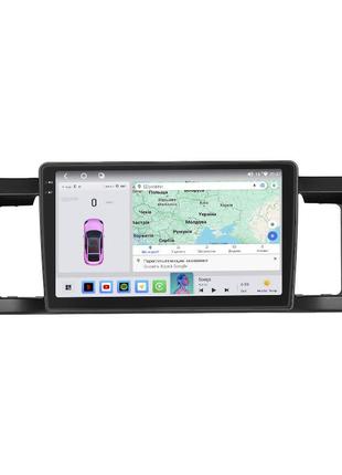 Штатна магнітола 9" lesko для geely fc (vision) 2006-2011 4/64 qled carplay 4g wi-fi gps 360 prime 2 шт.