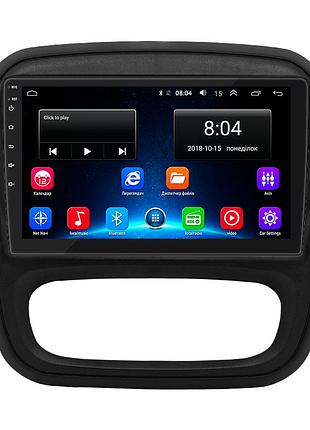 Штатна магнітола 9" lesko для opel vivaro b 2014-2018 1/16gb/ wi-fi optima опель 18 шт.