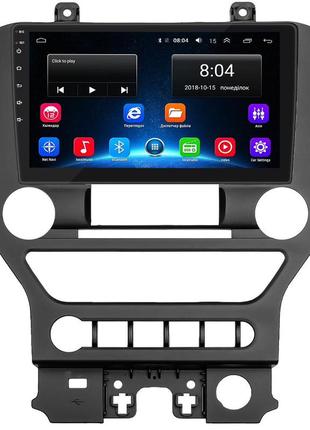 Штатная магнитола lesko для ford mustang vi 2014-2017 экран 9" 2/32gb wi-fi gps base 6шт