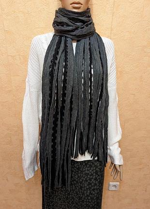 Шарф теплый большой женский