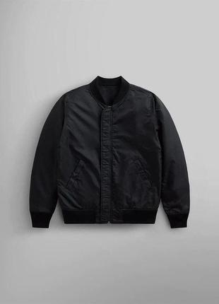 Бомбер двухсторонний от бренда alpha industries (l-2b dragonfly blood chit gen ii bomber jacket)3 фото