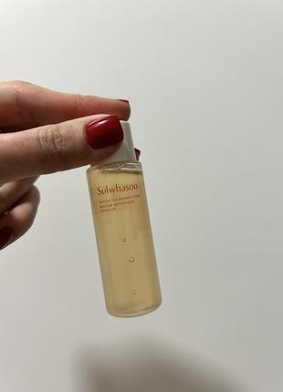 Очищающая пенка для умывания sulwhasoo gentle cleansing foam