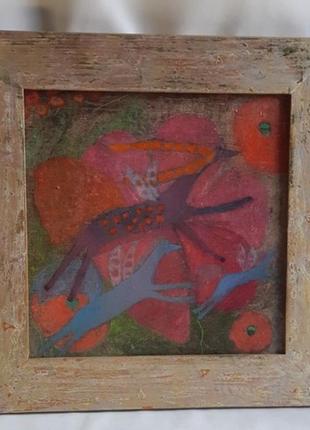 Картина коник в маках. художник в. смурова 2009 р.