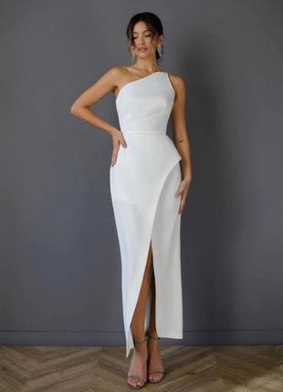 Асиметрична сукня з баскою, s