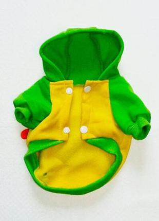 Костюм для собак "рюкзачок" розмір xs, зелений6 фото