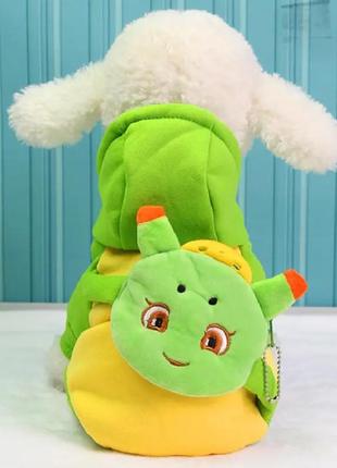 Костюм для собак "рюкзачок" розмір xs, зелений