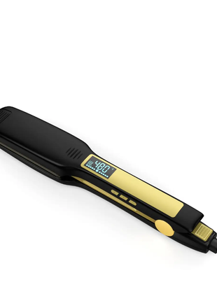Професійна титанова праска для випрямлення волосся professional hair straightener з жк-дисплеєм3 фото