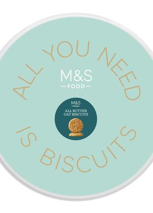 Печенье m&s food all butter oat biscuits 230g