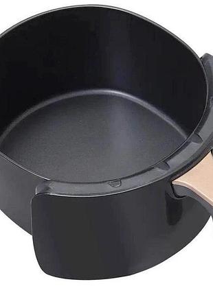 Аэрофритюрница, аэрогриль, мультипечь безмасляная cheffinger cf-afry4.5 (1400 вт, 4.5 л, 8 программ, черная)2 фото