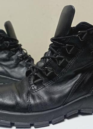 Ботинки ecco gore tex (37.5p.) оригинал ! кожа!