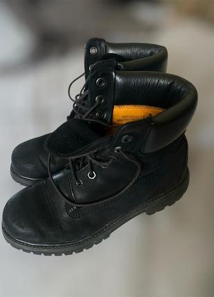 Демісезонні шкіряні черевики берці timberland