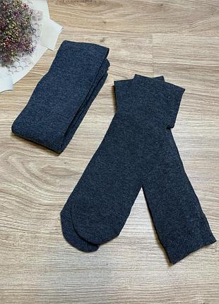 Дитячі теплі демісезонні колготи для дівчинки 5/6 років та 6/7 років (116 та 122 см) primark