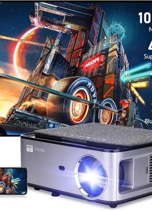 Сток без упаковки мультимедійний проектор vgke t28 full hd led 15000 лм wifi bluetooth