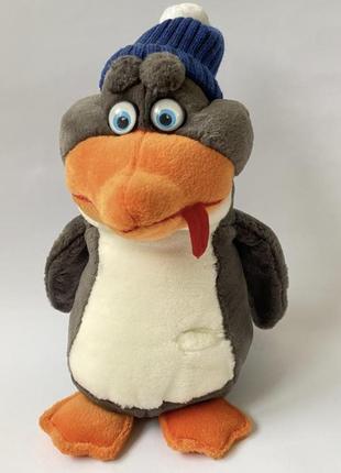 М'яка іграшка пінгвін класний веселий пінгвін у шапці