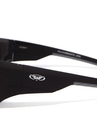 Очки защитные с уплотнителем global vision kinetic (g-tech™ red), зеркальные красные4 фото