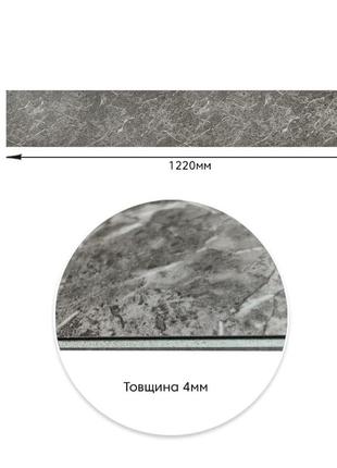 Ламинат sw profloor spc перламутрово-серый мрамор 185х1220х4мм/0.3 (d) sw-00001489 (цена за 1шт)4 фото