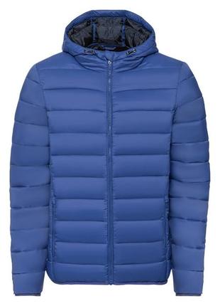 Куртка демісезонна водовідштовхувальна та вітрозахисна для чоловіка livergy lidl 378041 m синій