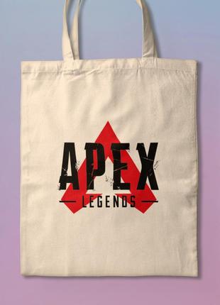 Шоппер еко-сумка з принтом мерч ігри apex legends