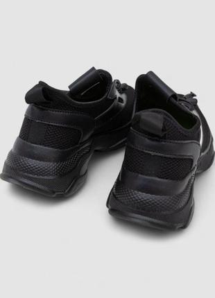 Кросівки жіночі з тканини, колір чорний, 248rcx4074 фото
