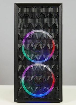 Корпус 1stplayer d8-m-r1 color led black с блоком питания 400вт